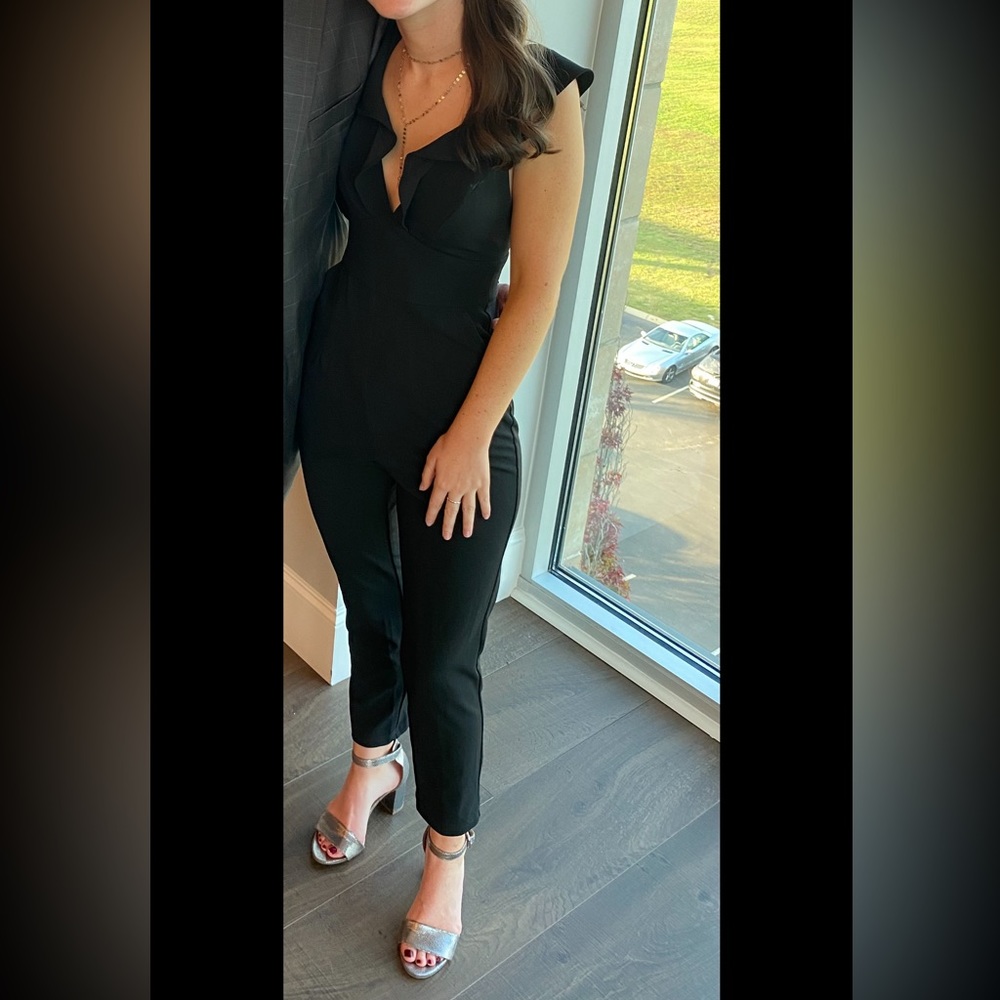 Lulus Leilani Black Ruffle Jumpsuit - Picture 5 of 5